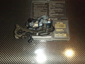 Schaltwerk Shimano XTR Shadow tuned 158,0g klein